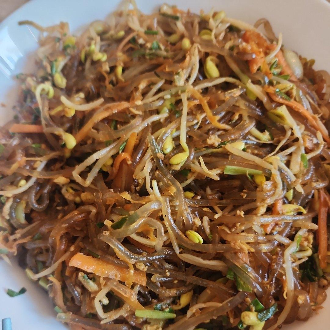 豆芽炒粉条