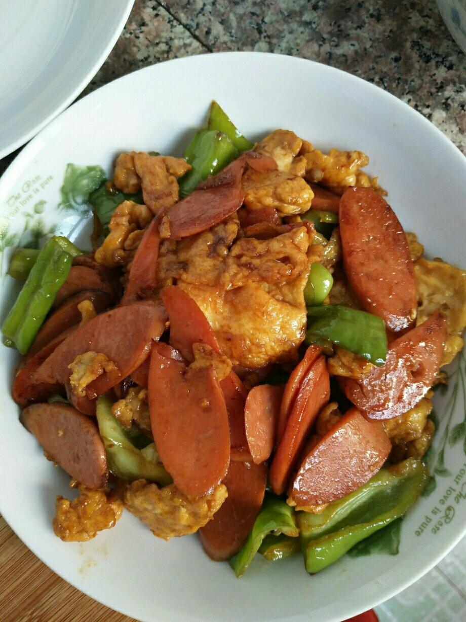 五分钟零失败❗️超好吃家常青椒火腿炒鸡蛋