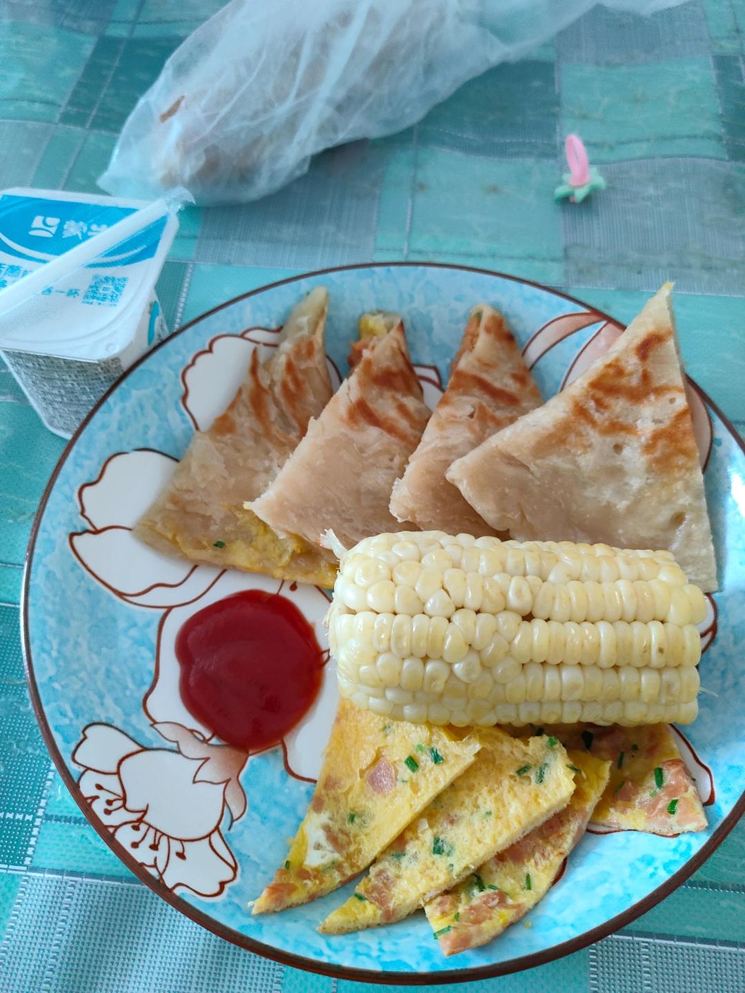 🔥营养又简单的鸡蛋饼，上班族的福音❗️