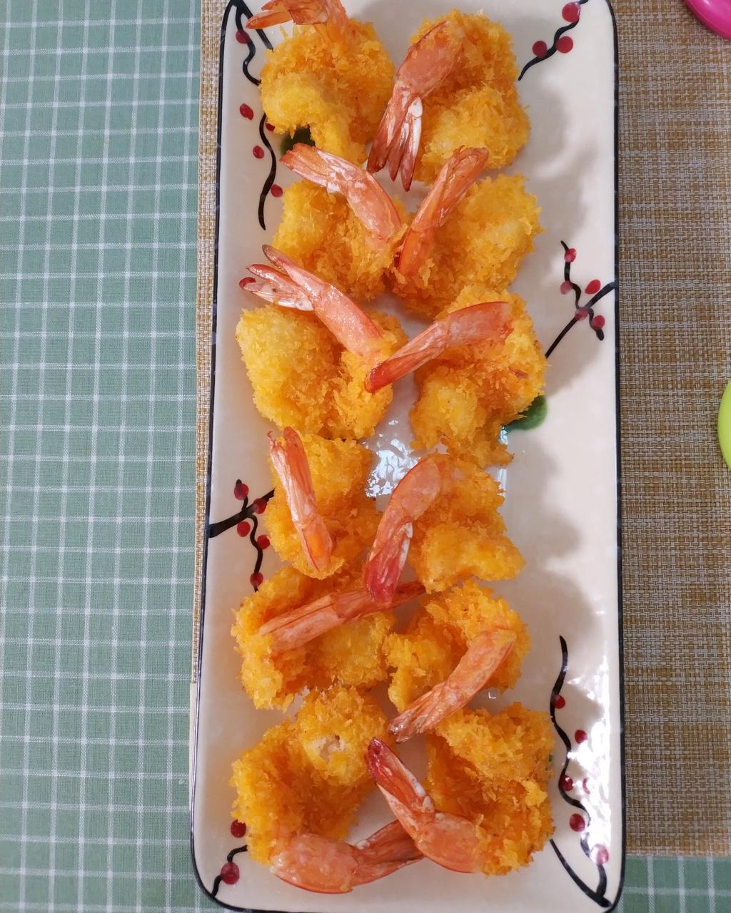 面包糠炸虾