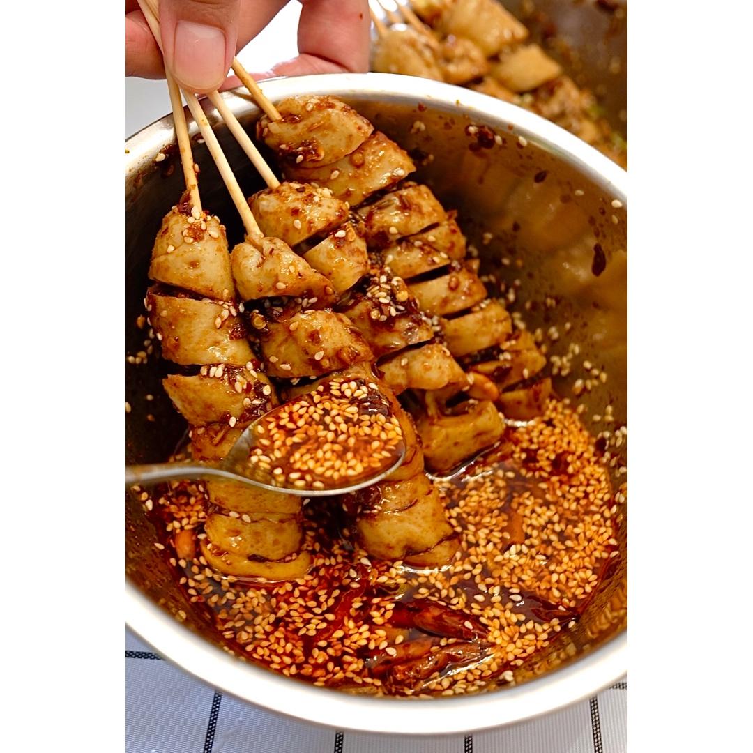 比脏摊儿好吃的烤面筋（附两种万能酱汁）