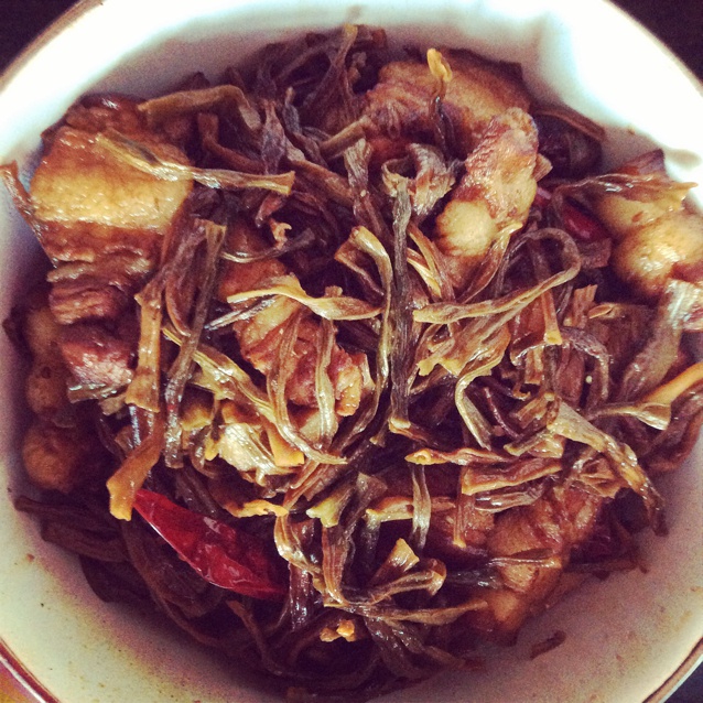 干豆角红烧肉