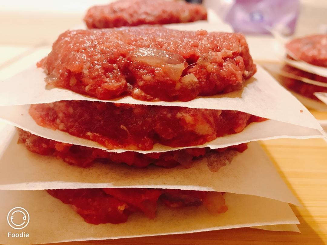 快手汉堡牛肉饼🍔