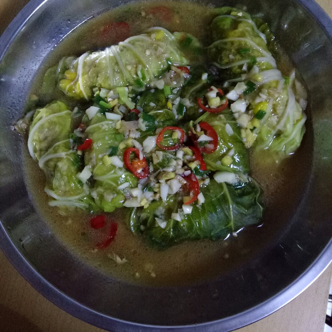 肉酿白菜卷
