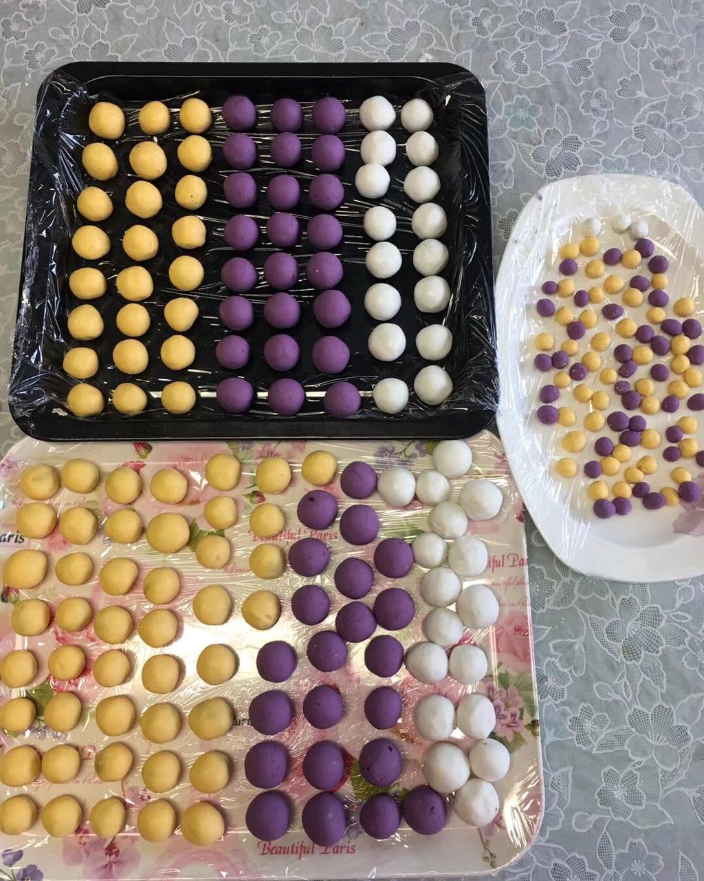 彩色汤圆-各种馅