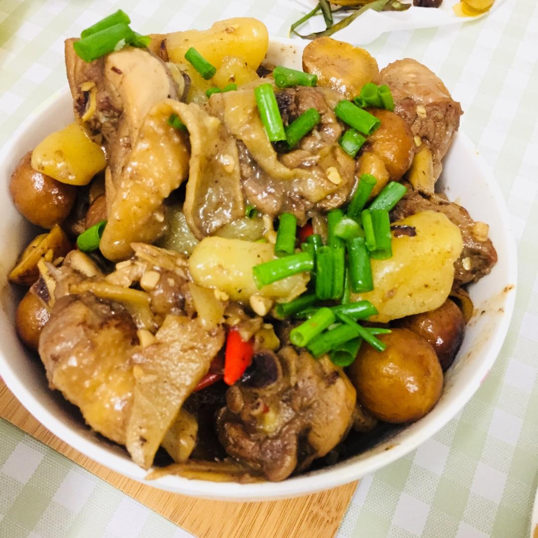 板栗烧鸡