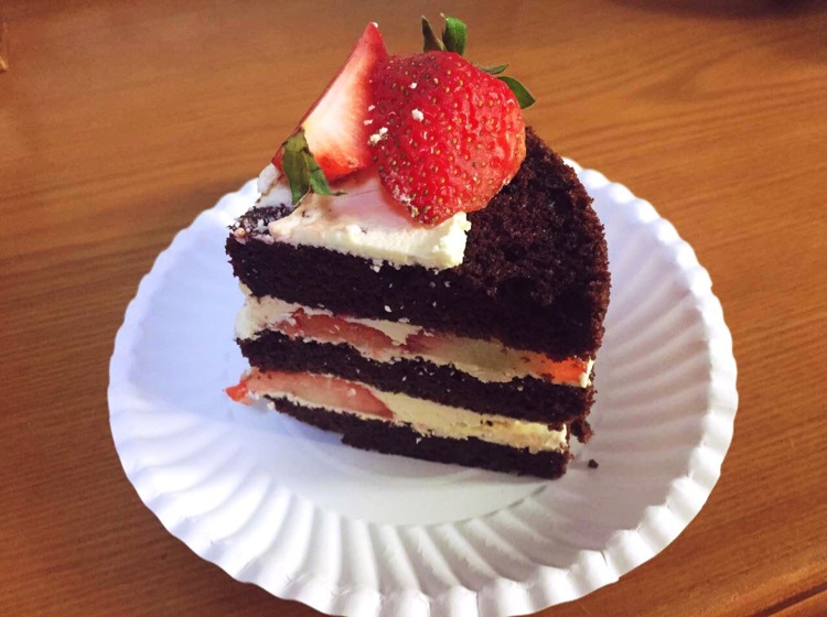 裸蛋糕之奶油巧克力戚风