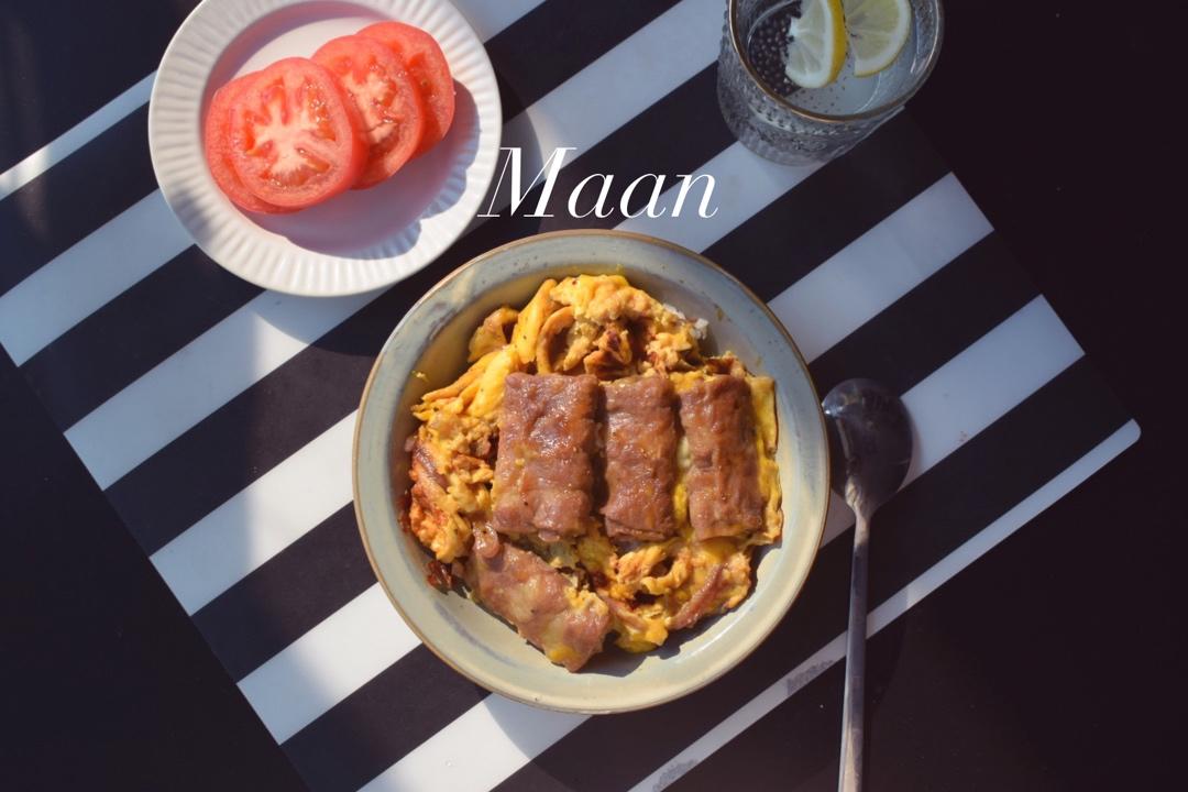 超好味的家庭版【牛肉丼】单人份