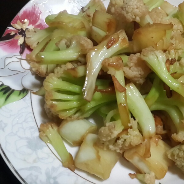 素烧菜花