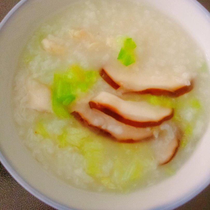 香菇鸡肉粥
