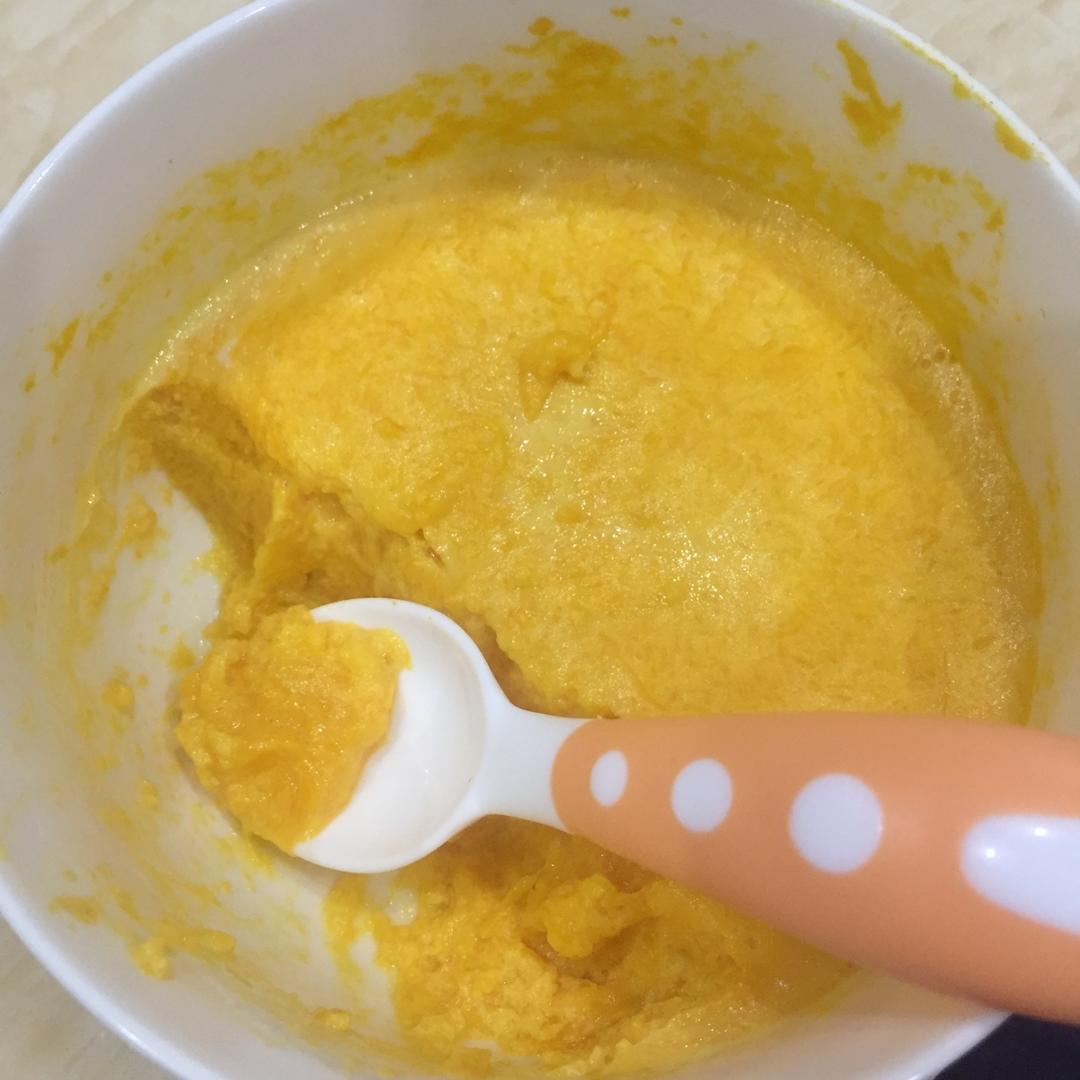 果味橙做的宝宝辅食【南瓜布丁】
