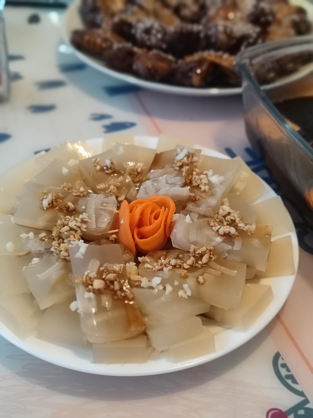 水晶肉皮冻