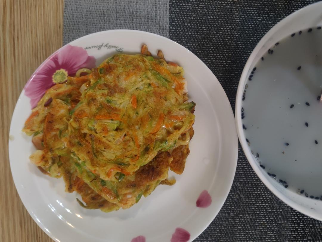 懒人早餐萝卜丝煎饼