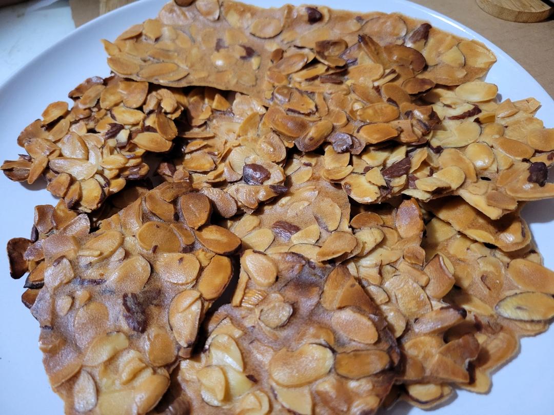 香酥可口，零失败❗️好吃到流泪的杏仁瓦片