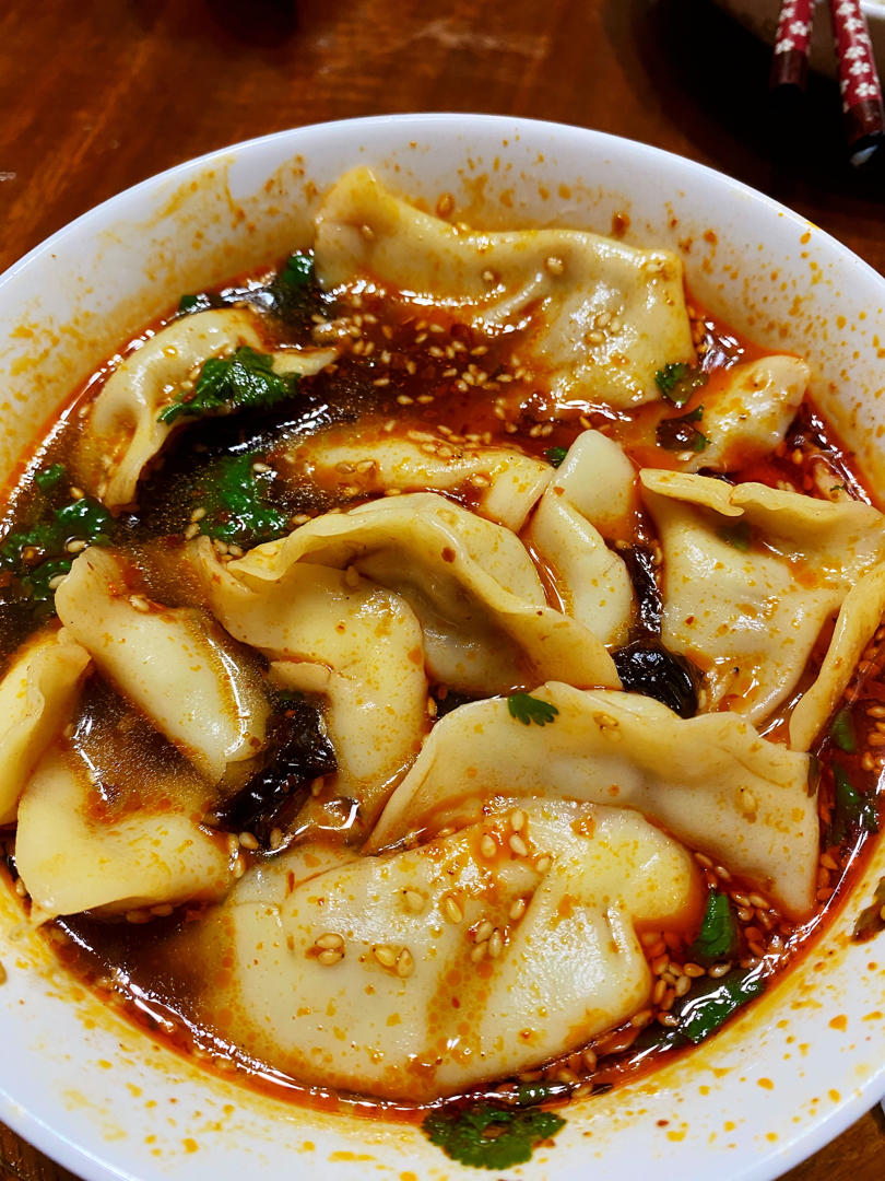 🔥五分钟搞定❗️酸辣开胃一吃就上瘾的酸汤水饺