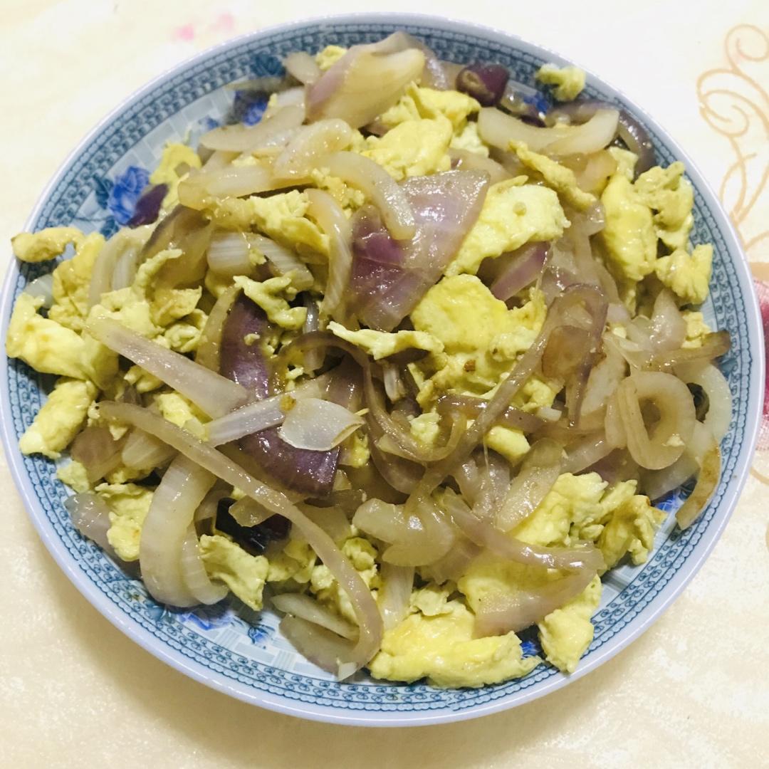 洋葱炒鸡蛋