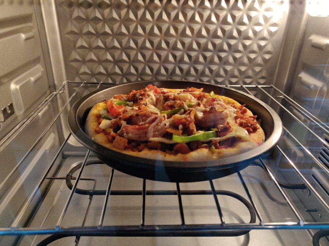 面包机和面做披萨皮