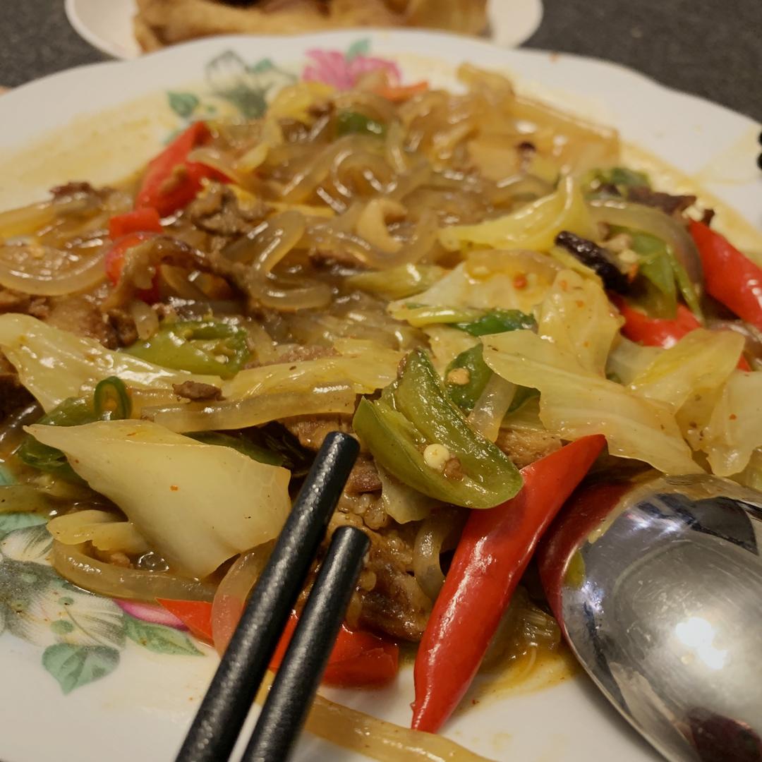 姐姐的菜谱之白菜腌肉炖粉条