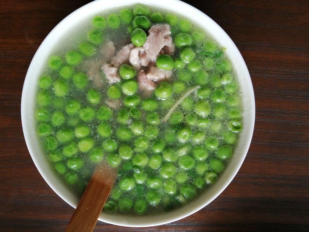 豌豆肉末汤
