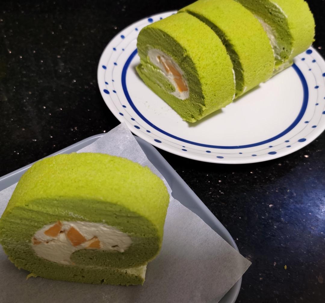 斑斓蛋糕卷（新鲜斑斓汁）
