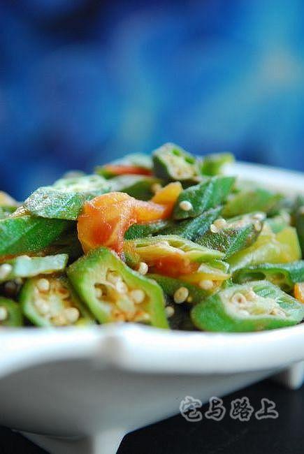 辣炒黄秋葵的做法