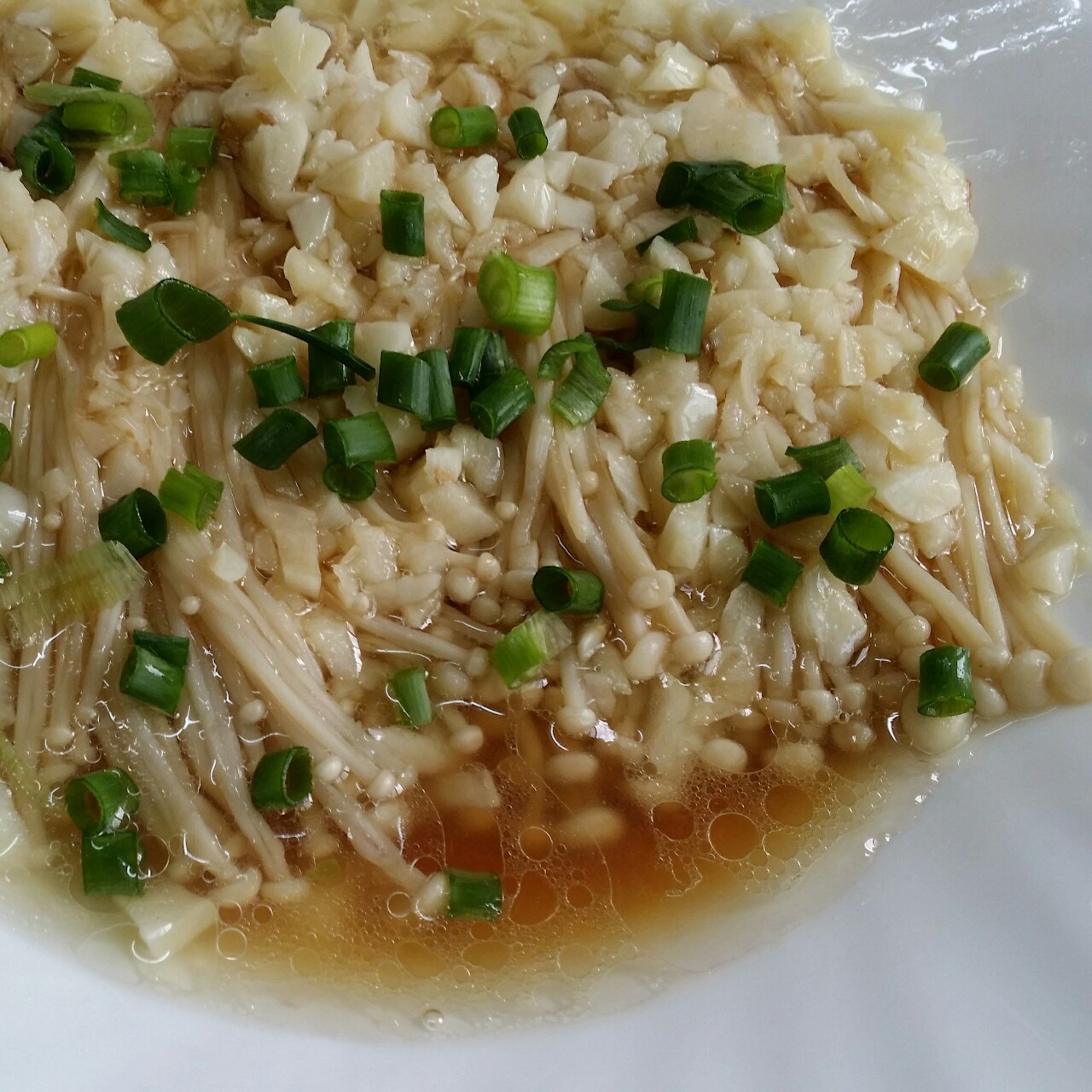 蒜蓉蒸金针菇