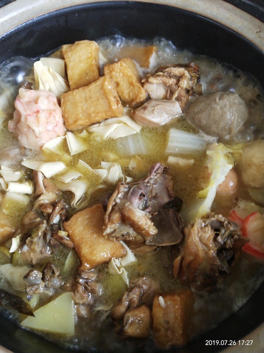 家庭版鸡公煲，独家秘方，图解步骤详解图