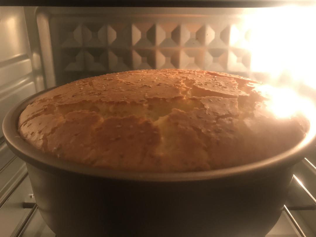 低糖低油~不裂不塌水光肌戚风蛋糕