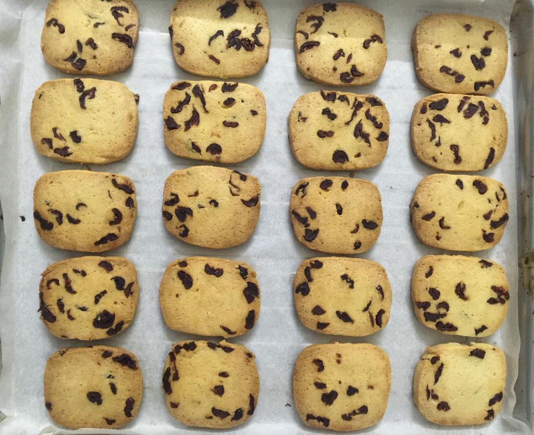 低糖少油版蔓越莓饼干