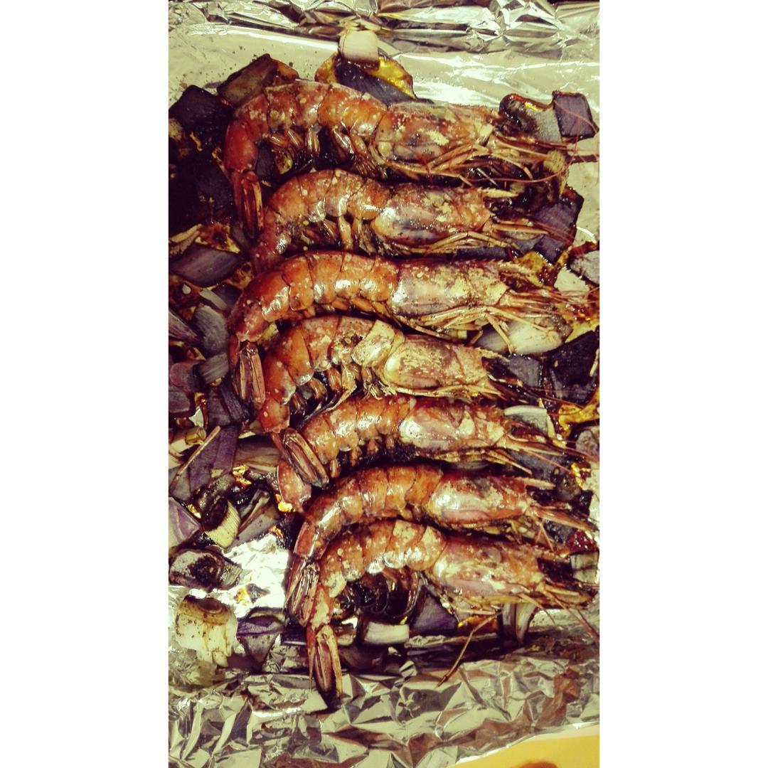 孜然烤虾（烤箱版）