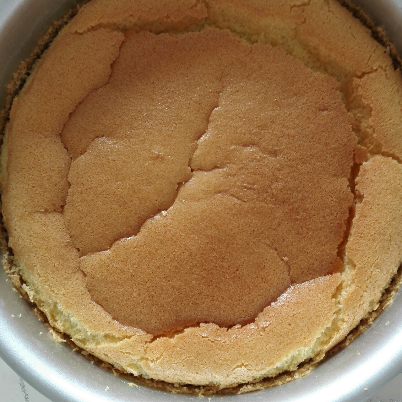 6寸原味戚风蛋糕