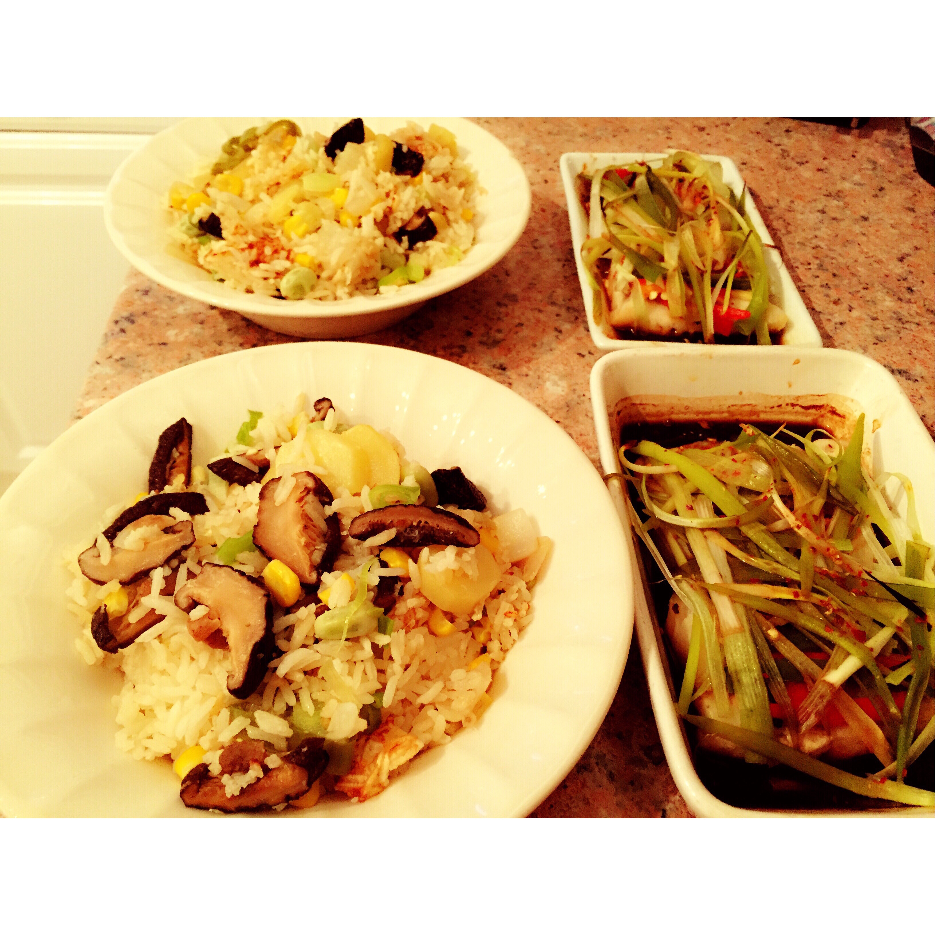 香菇土豆焖饭(电饭煲版）