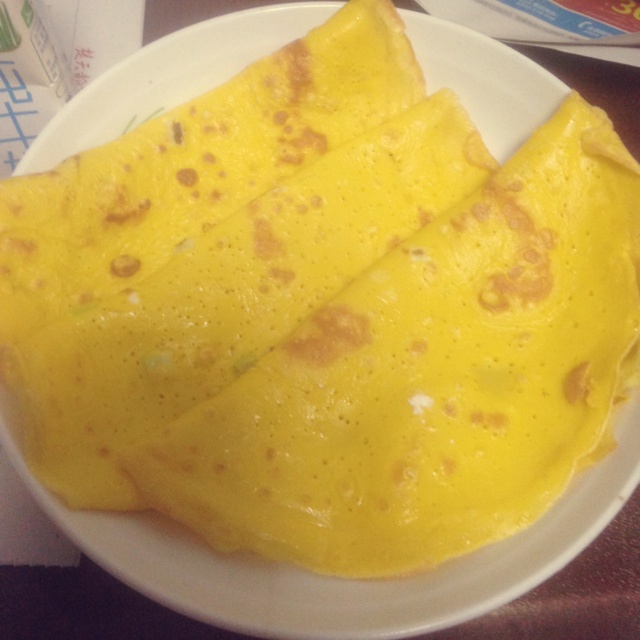 葱花鸡蛋饼