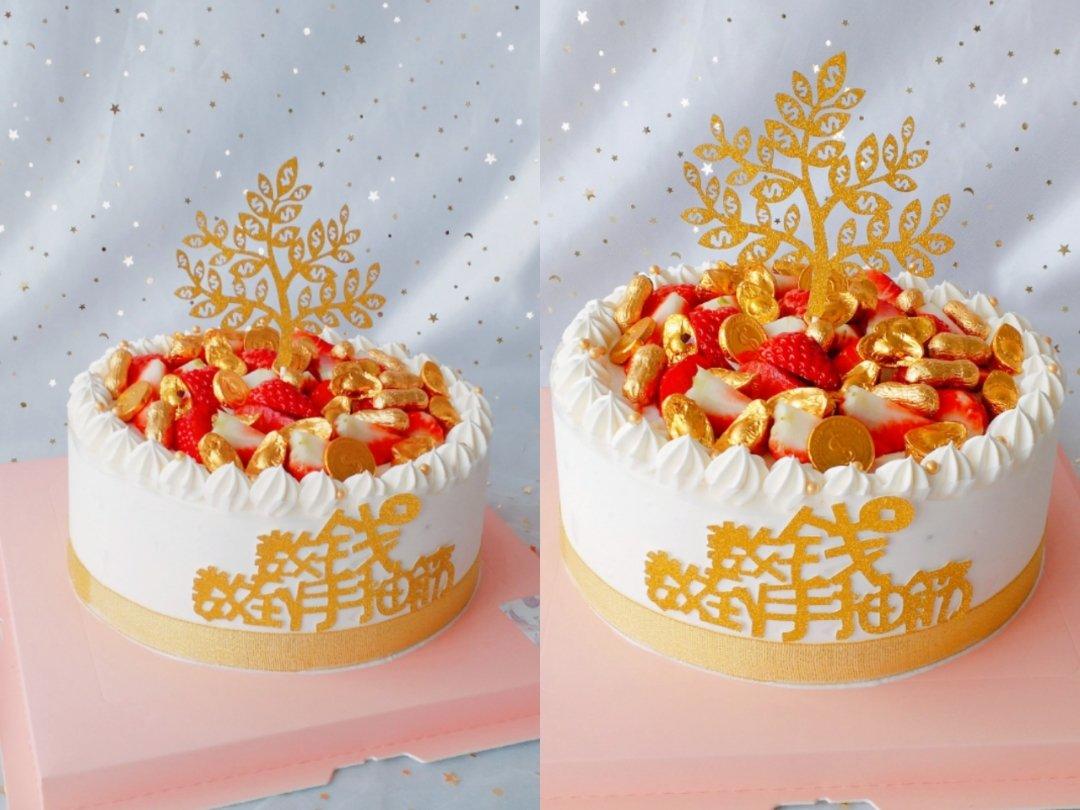 异形蛋糕钱袋生日蛋糕（福袋生日蛋糕）
