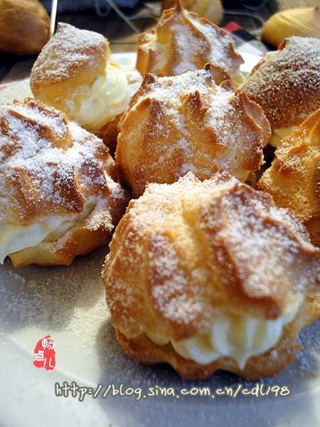 卡士达奶油泡芙的做法