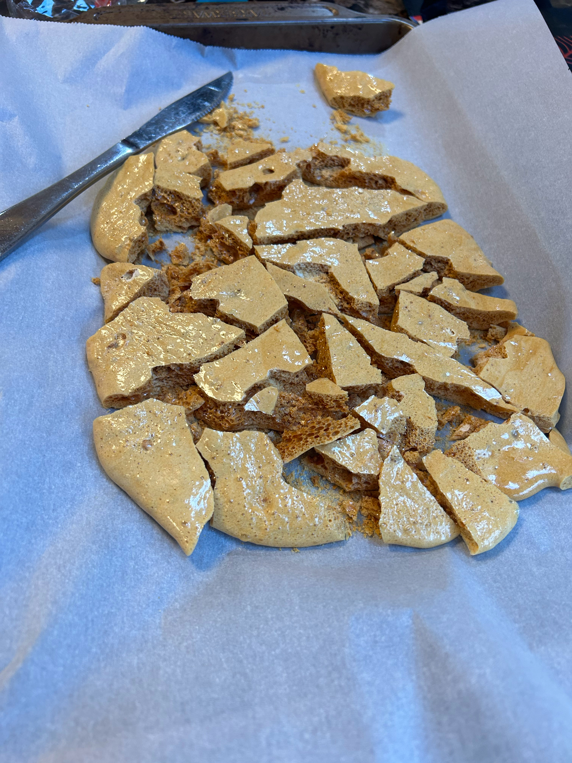 焦糖蜂巢脆饼的几个技巧