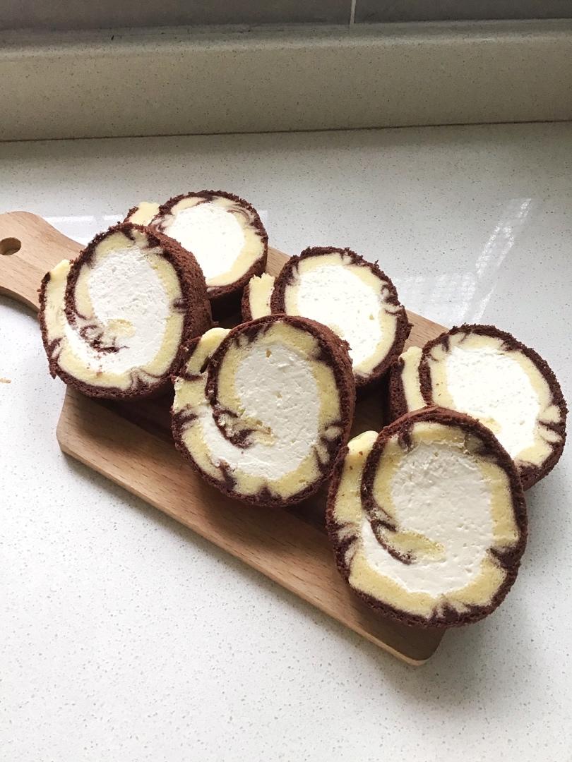 可可旋风蛋糕卷—海氏厨师机版