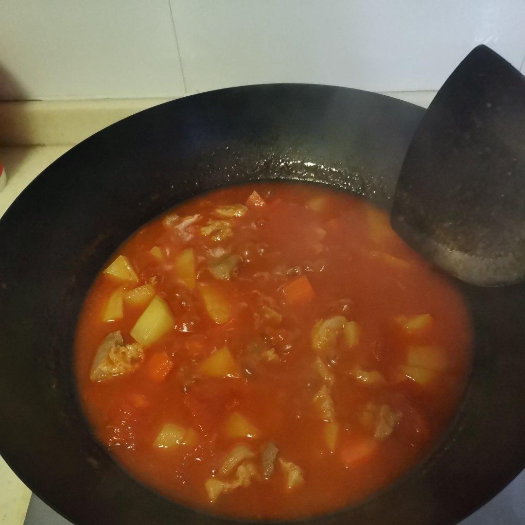 番茄炖牛腩