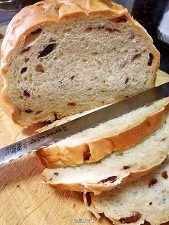 面包机版蔓越莓吐司的做法
