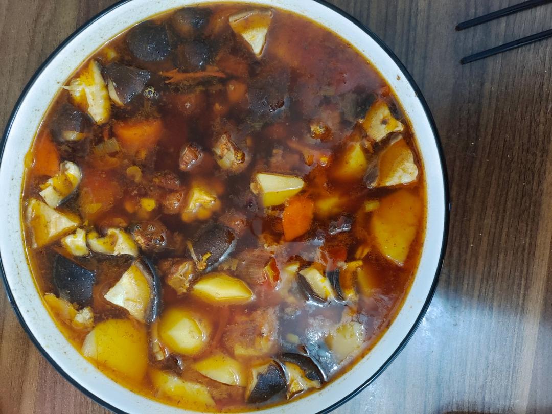 番茄土豆炖牛腩