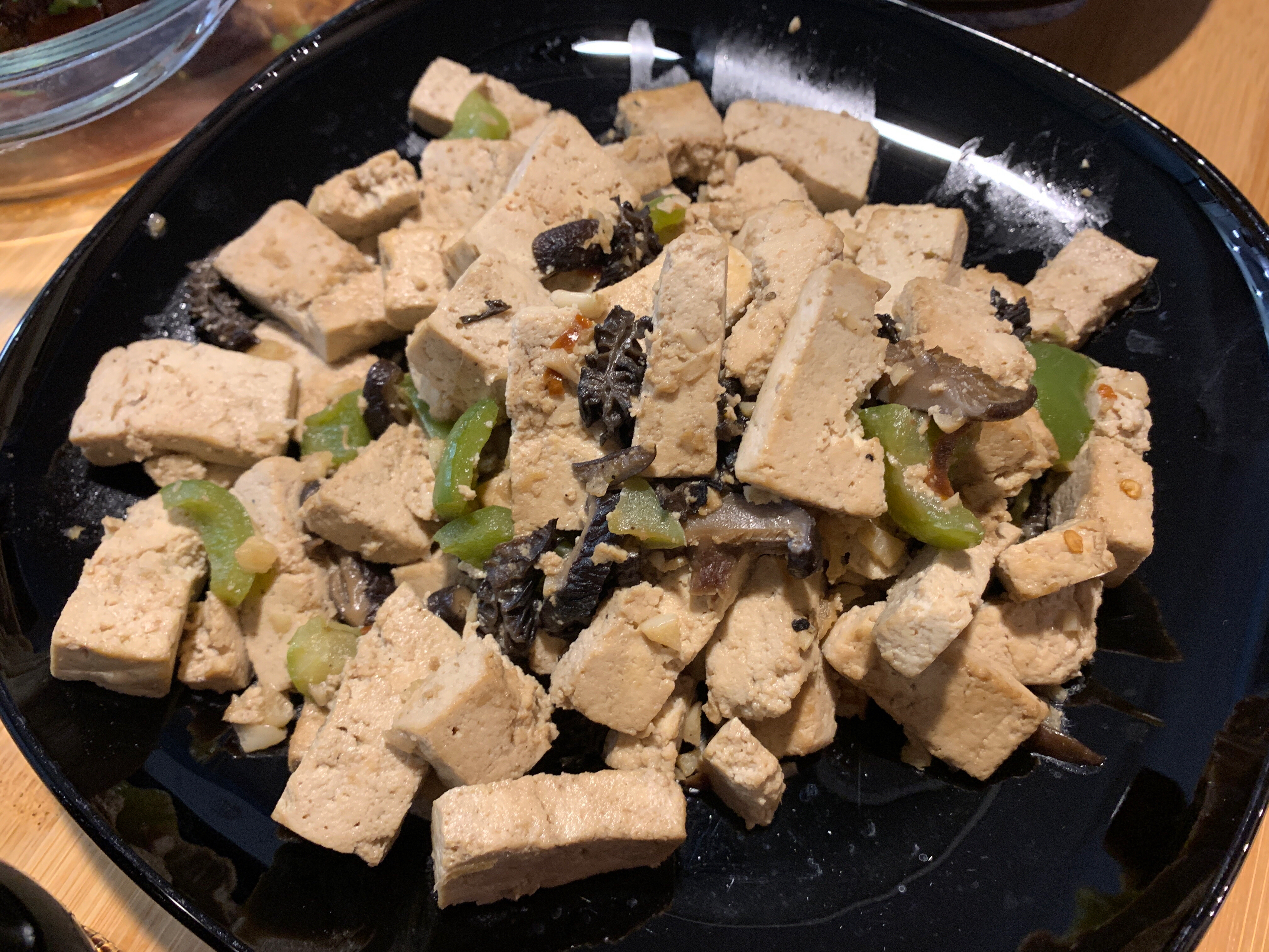 香菇冻豆腐，又是个下饭菜