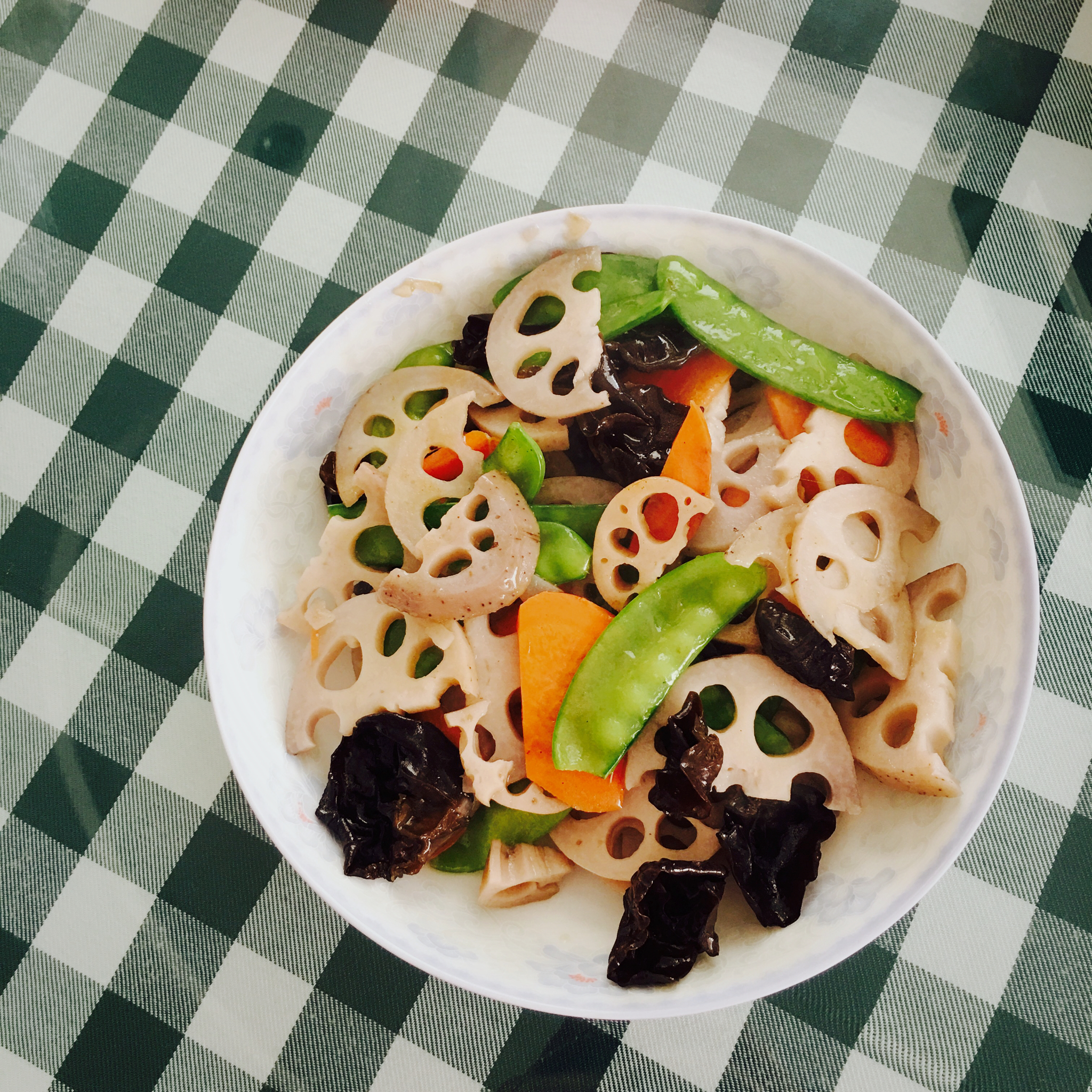 miiia酱做的荷塘月色(斋菜)