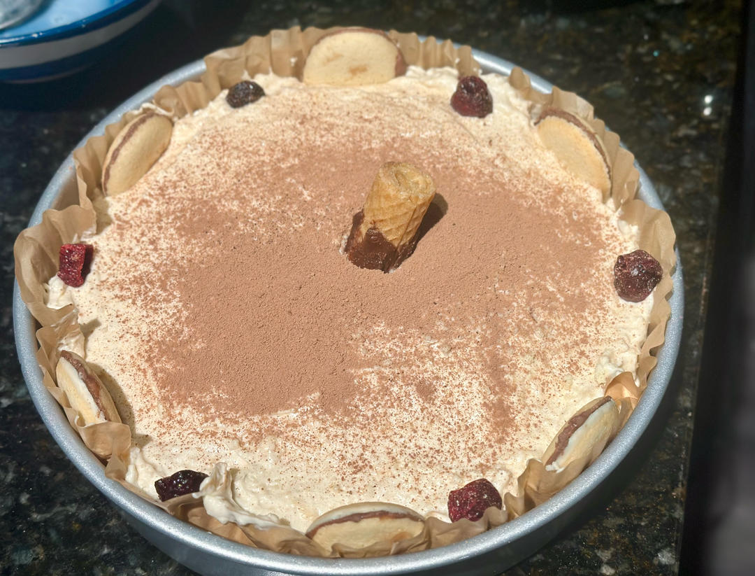 海盐焦糖芝士蛋糕🍯免烤箱秋冬超治愈高颜值蛋糕