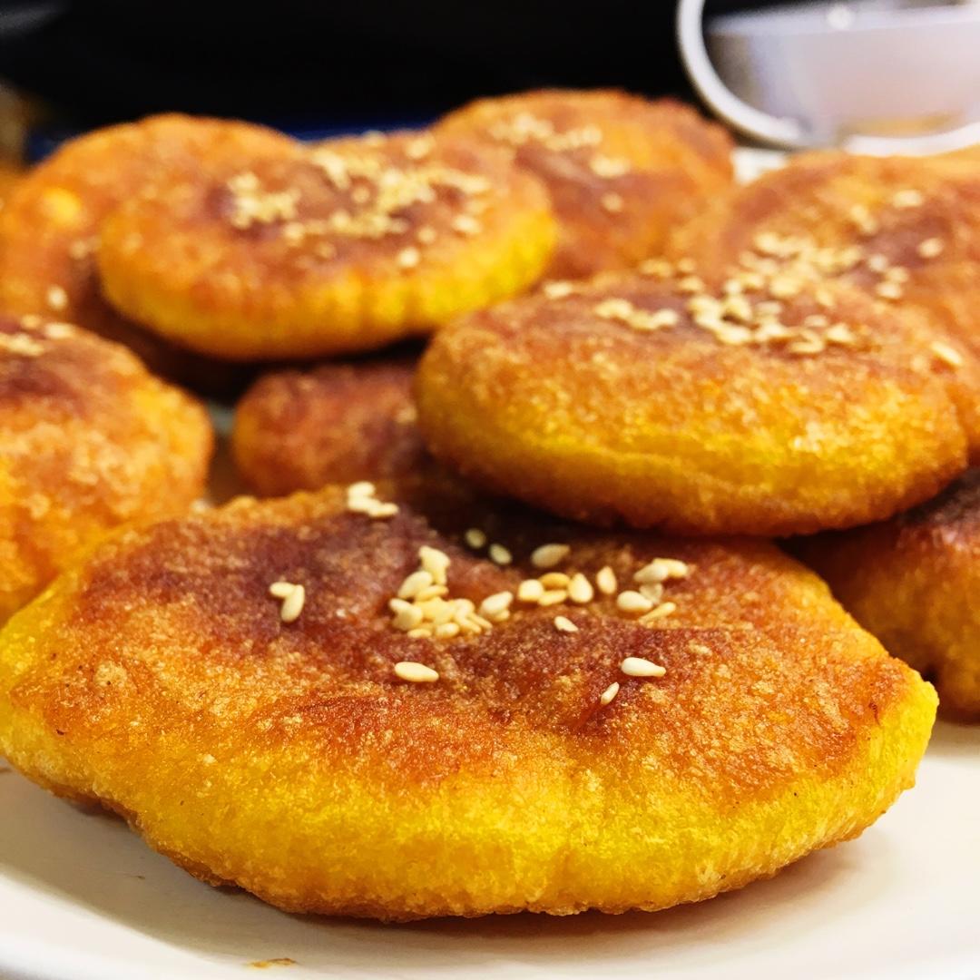 香煎南瓜饼