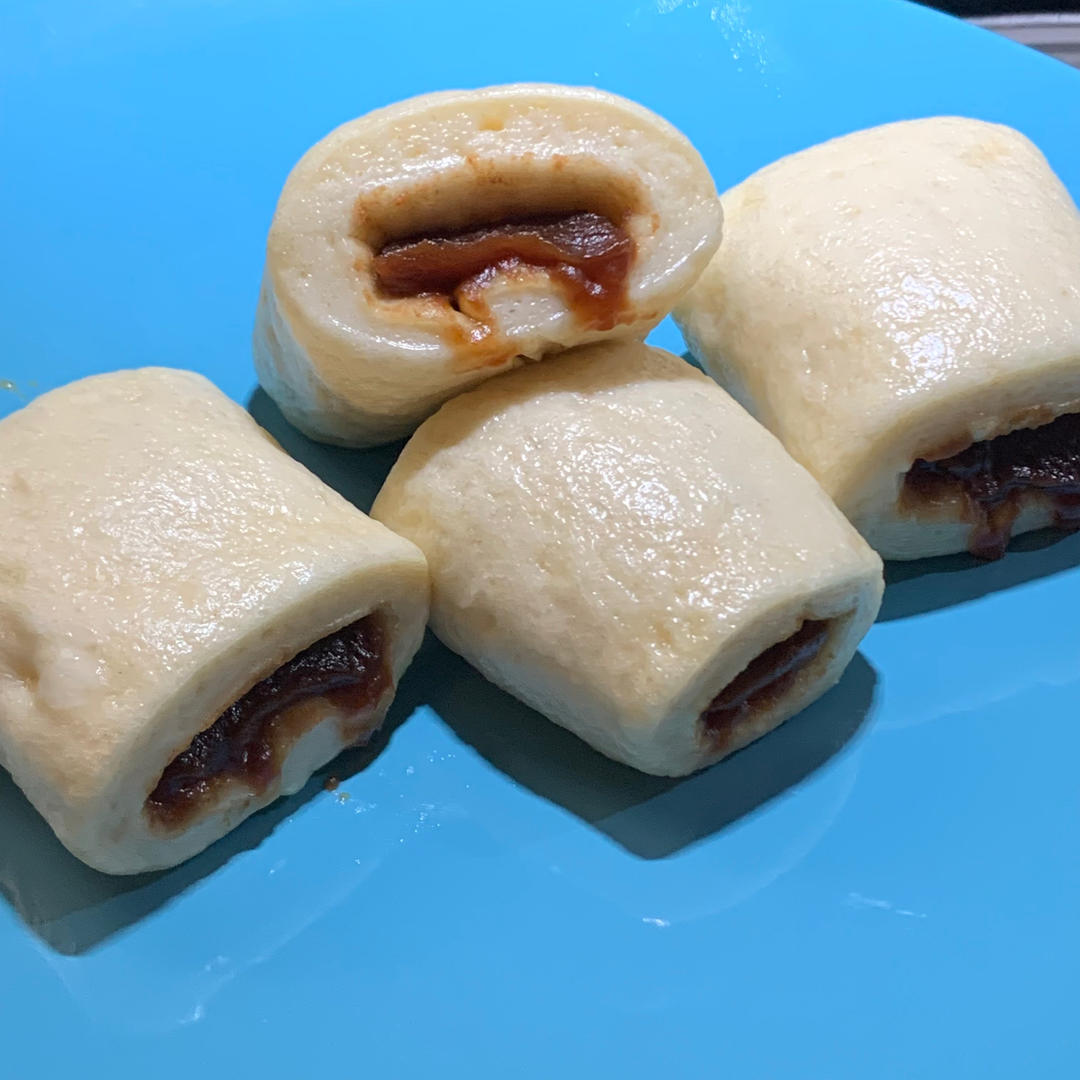🔥小盆友抢着吃的豆沙小馒头，附视频详细操作！