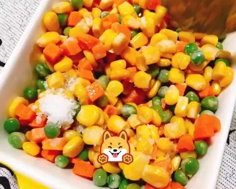 芝士焗什锦玉米的做法