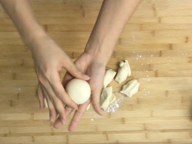 纯奶手撕吐司的做法 步骤1