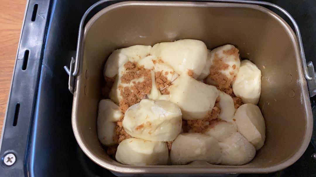 面包机做木糖醇手撕肉松面包