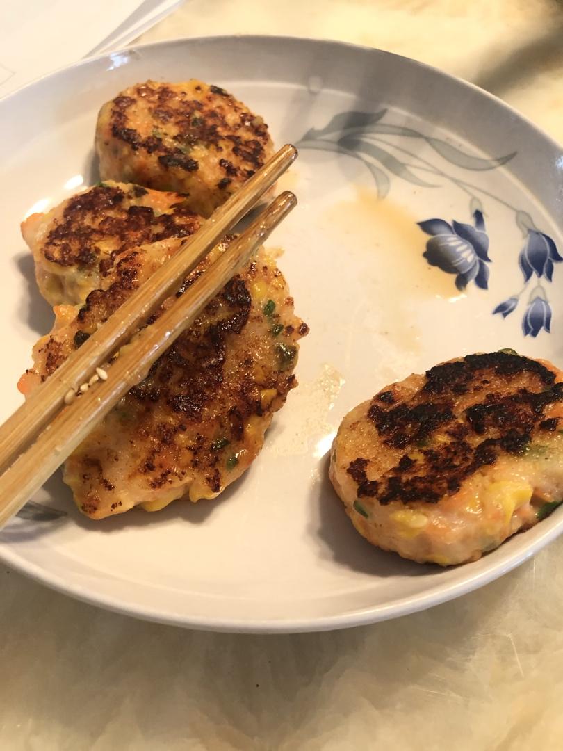 香煎虾饼