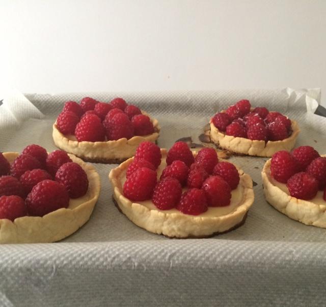 tarte de framboise 法式蔓越莓塔